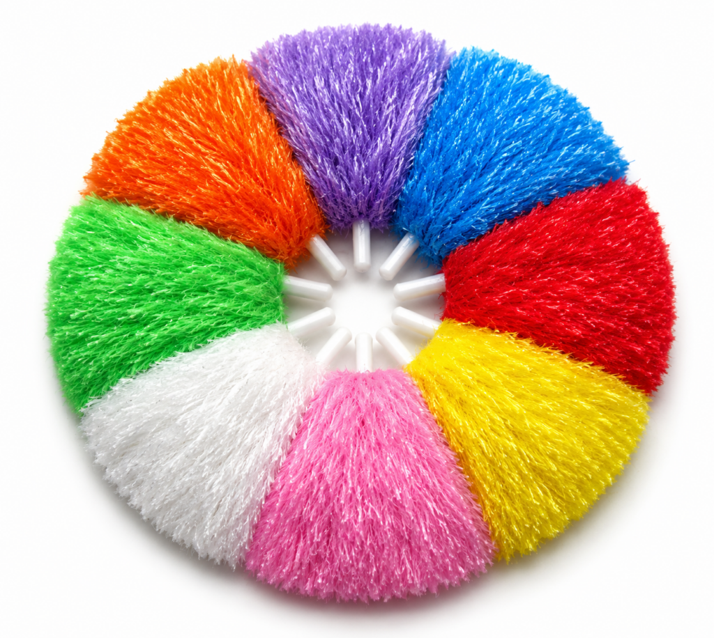 POMPONES DE BARRA COLORES PASTEL